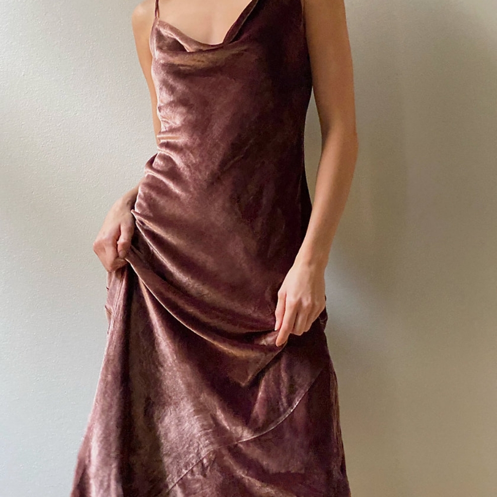 NWOT Wilfred Spritz Dress velvet-liked fabric - Picture 5 of 5